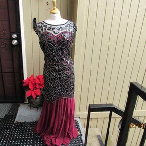 #728  NEW WOMAN'S EVENING GOWN BY PRETTY GUIDE  (SIZE X-LARGE)